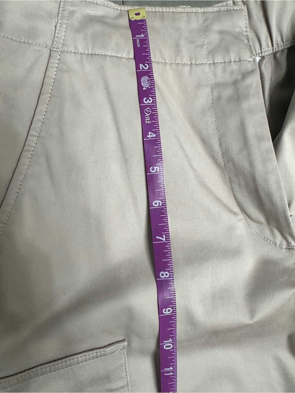 Calvin Klein Beige Wide Leg Cargo Pants - Picture 8 of 11